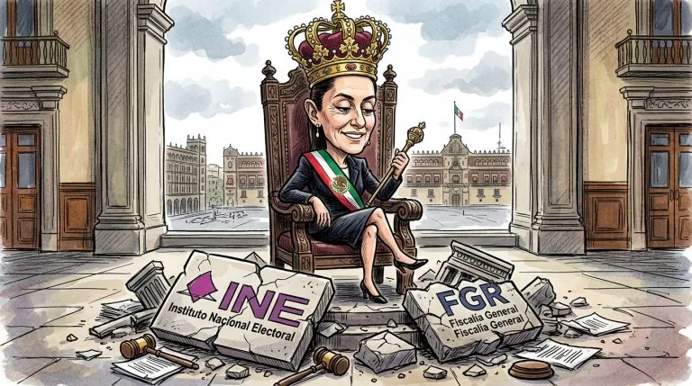 Claudia Sheinbaum INE FGR Mónica Calles